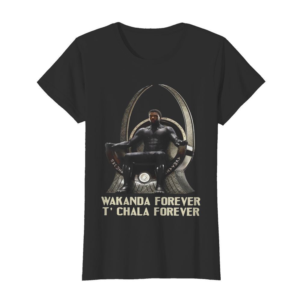 Black Panther Wakanda Forever T’challa Forever  Classic Women's T-shirt