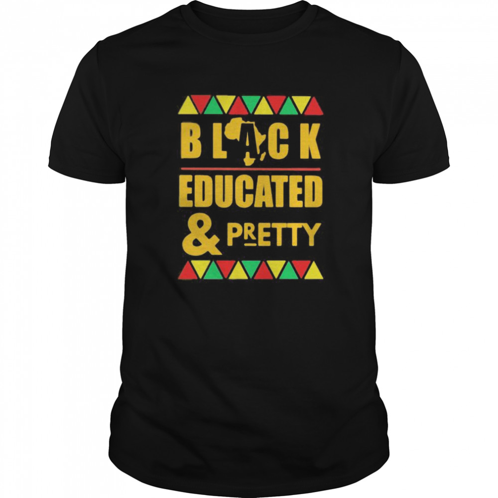 Black educated and pretty  Classic Men's T-shirt