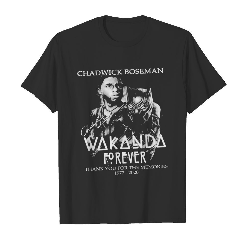 Black panther rip chadwick wakanda forever actor shirt