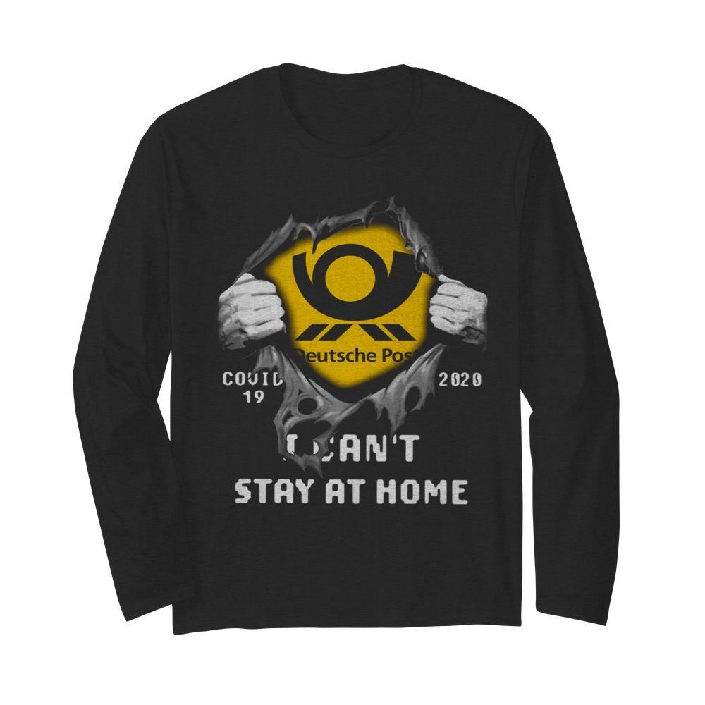 Blood Inside Me Deutsche Post Covid 19 2020 I Can’t Stay At Home  Long Sleeved T-shirt 