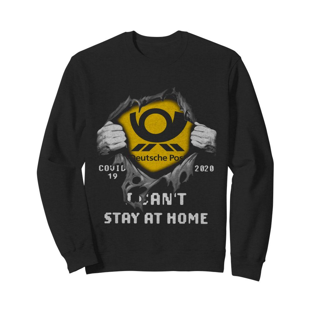 Blood Inside Me Deutsche Post Covid 19 2020 I Can’t Stay At Home  Unisex Sweatshirt