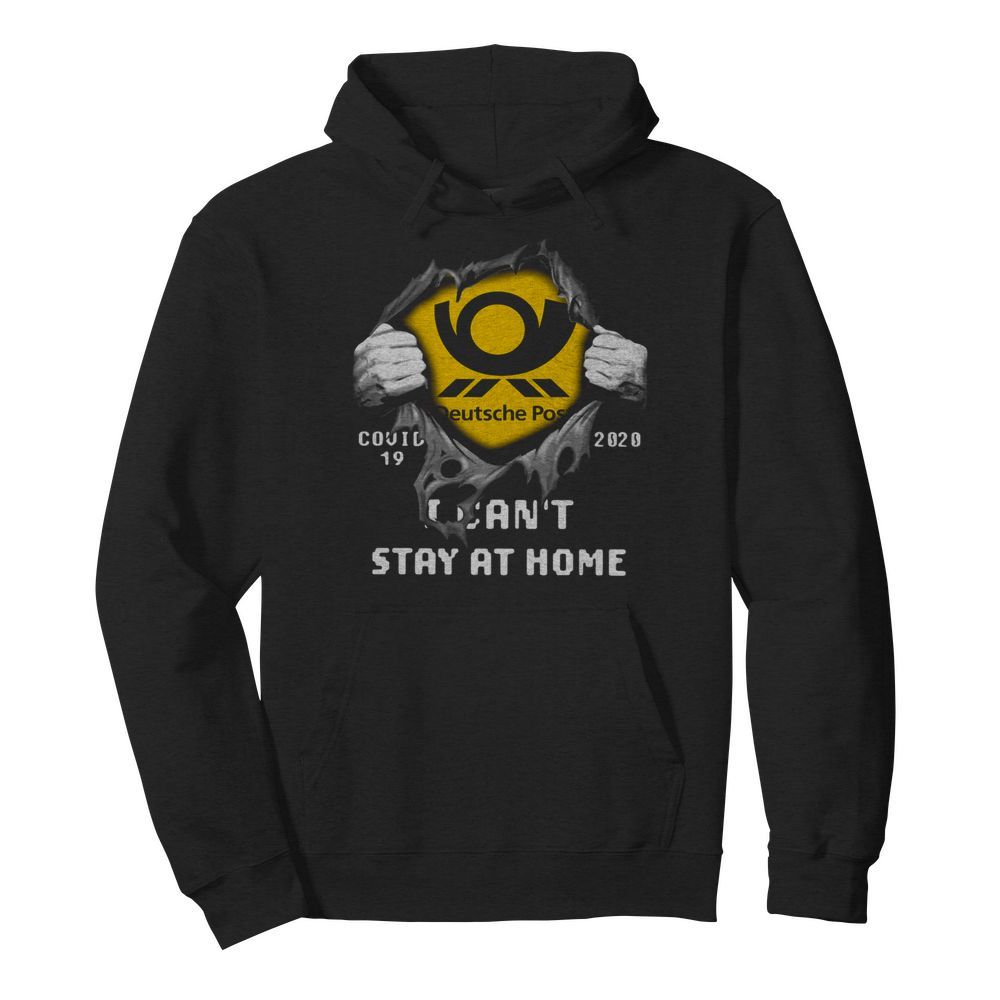 Blood Inside Me Deutsche Post Covid 19 2020 I Can’t Stay At Home  Unisex Hoodie