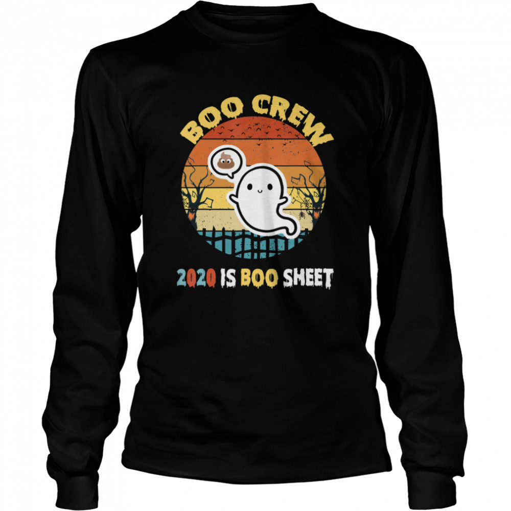 Boo Boo Crew Ghost ,2020 is Boo Sheet vintage Halloween  Long Sleeved T-shirt