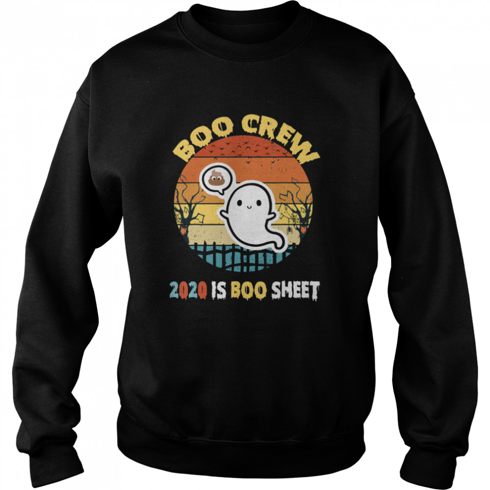 Boo Boo Crew Ghost ,2020 is Boo Sheet vintage Halloween  Unisex Sweatshirt