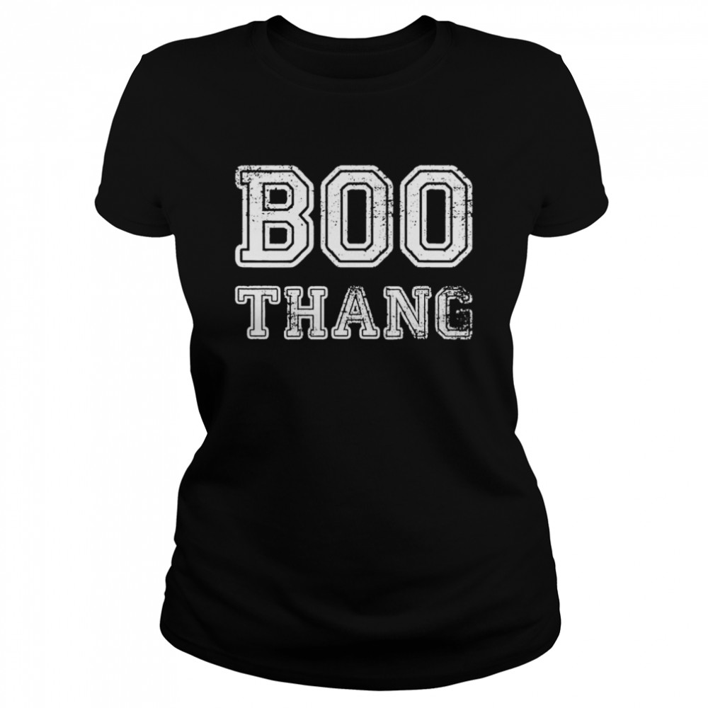 Boo Thing Cute Vintage Womens Halloween Party Ghost  Classic Women's T-shirt