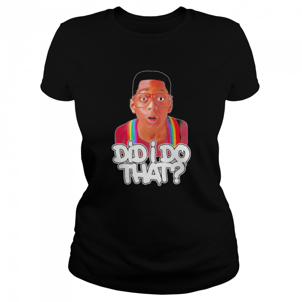 Boy kid did i do that  Classic Women's T-shirt