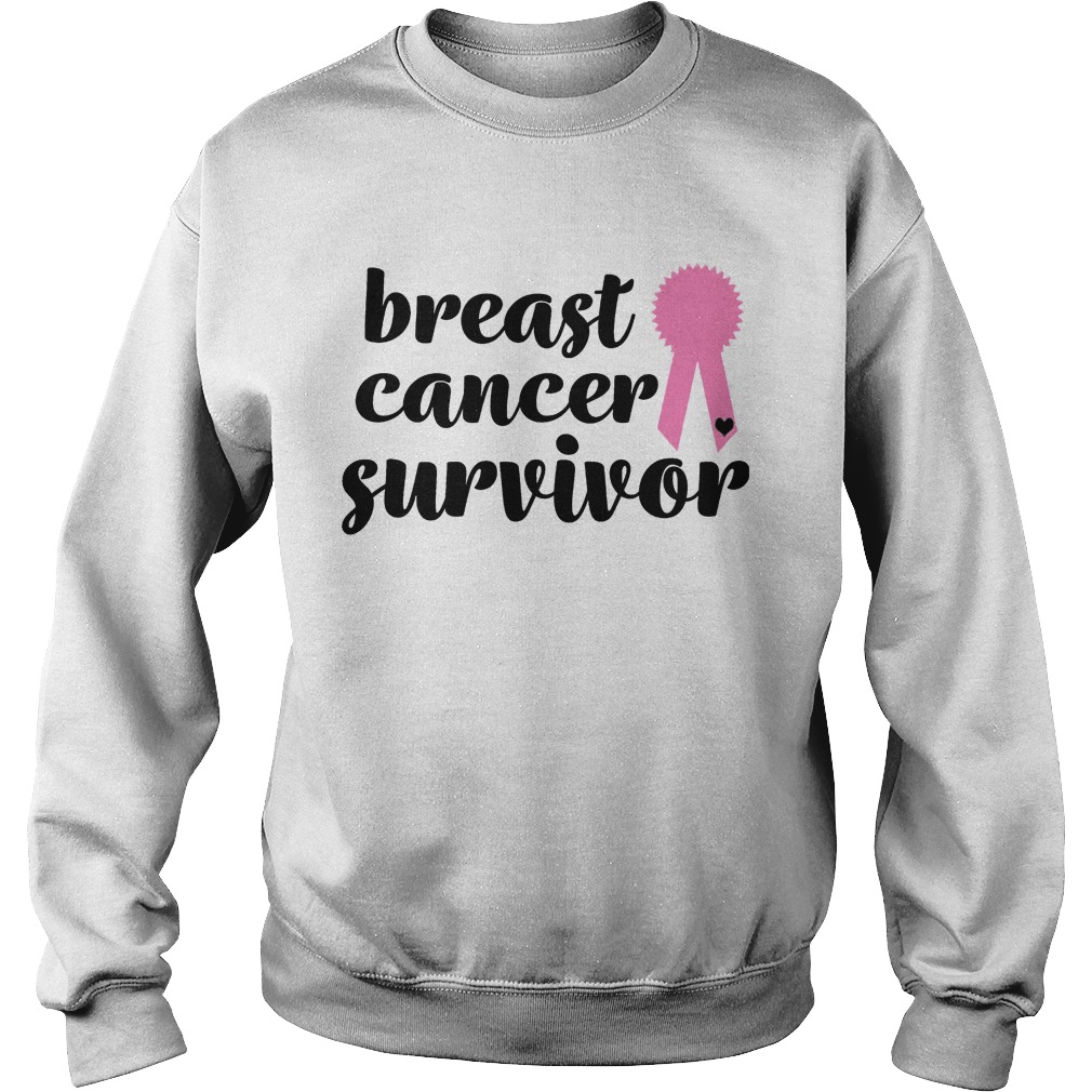 Breast Cancer Survivor October Fall Awareness Month  Sweatshirt