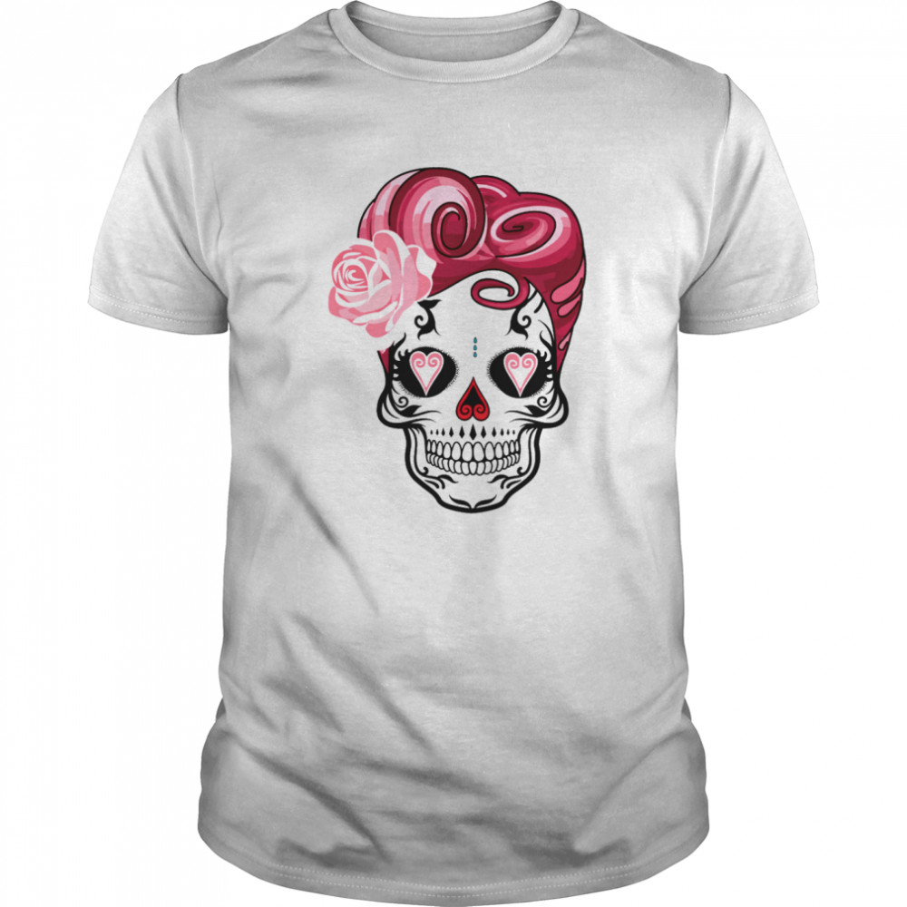 Bubblegum Pinup Day Of The Dead Dia De Muertos shirt