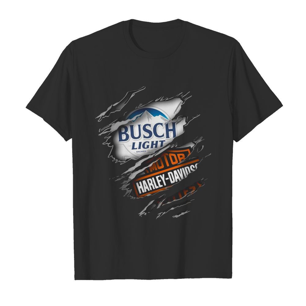 Busch Light Motor Harley Davidson Inside Me shirt