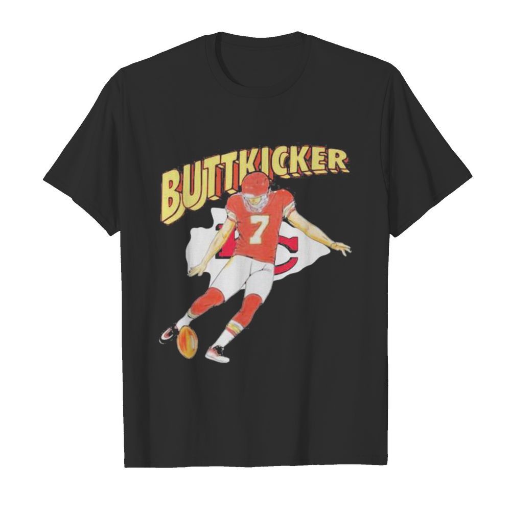 Buttkicker harrison butker 7 kansas city chiefs shirt