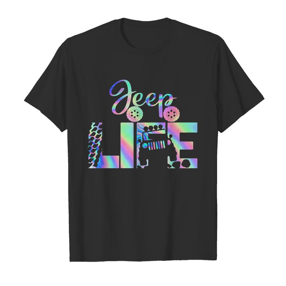 Car vintage life hologram shirt