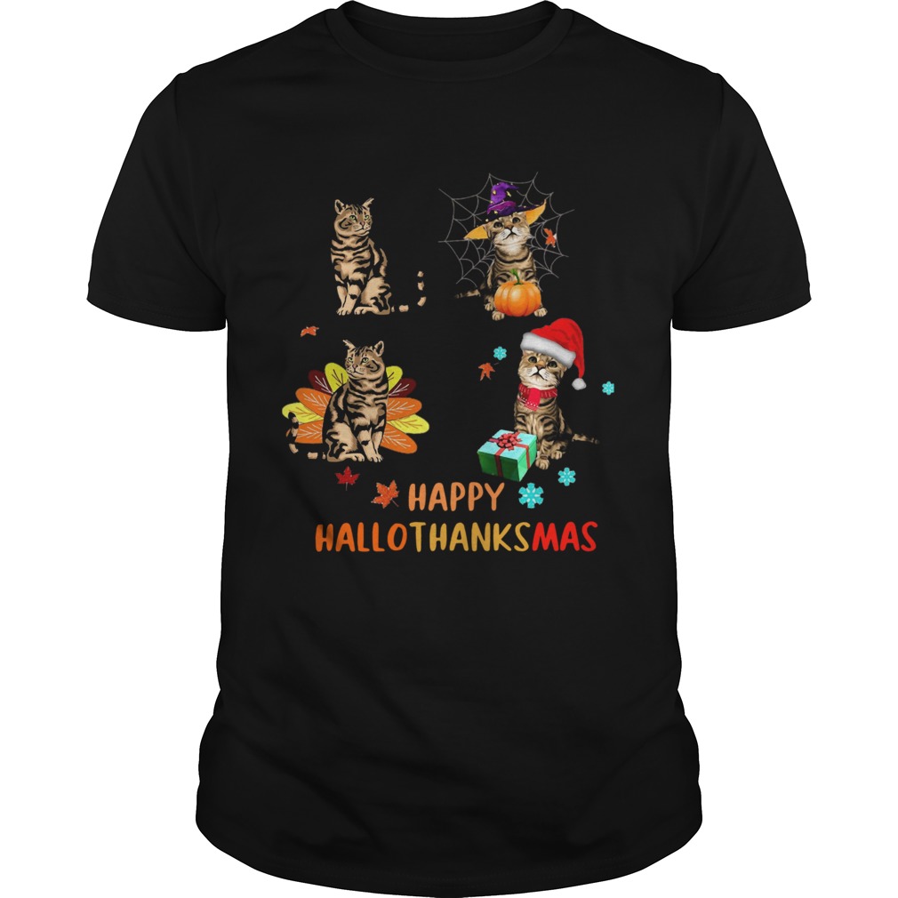 Cats Happy Hallothanksmas shirt