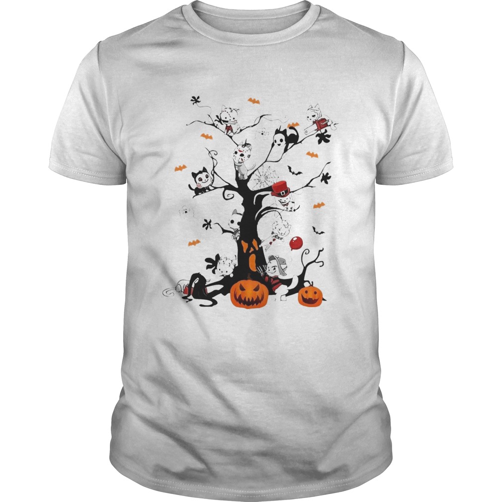 Cats Horror Kitties Tree Halloween  Unisex