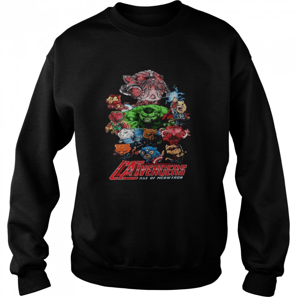 Catvengers Age Of Meowtron  Unisex Sweatshirt