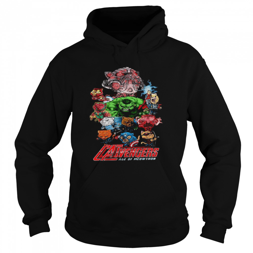 Catvengers Age Of Meowtron  Unisex Hoodie