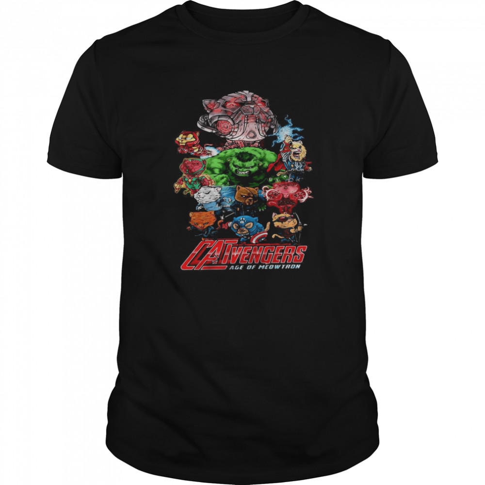 Catvengers Age Of Meowtron  Classic Men's T-shirt