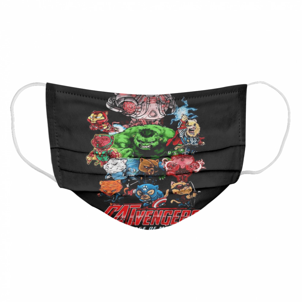 Catvengers Age Of Meowtron  Cloth Face Mask