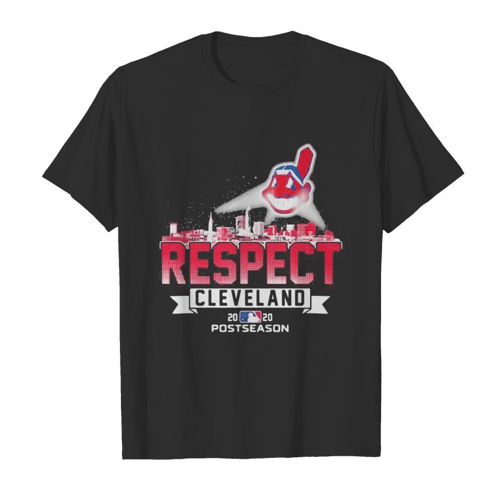 Cleveland indians logo respect postseason 2020 shirt