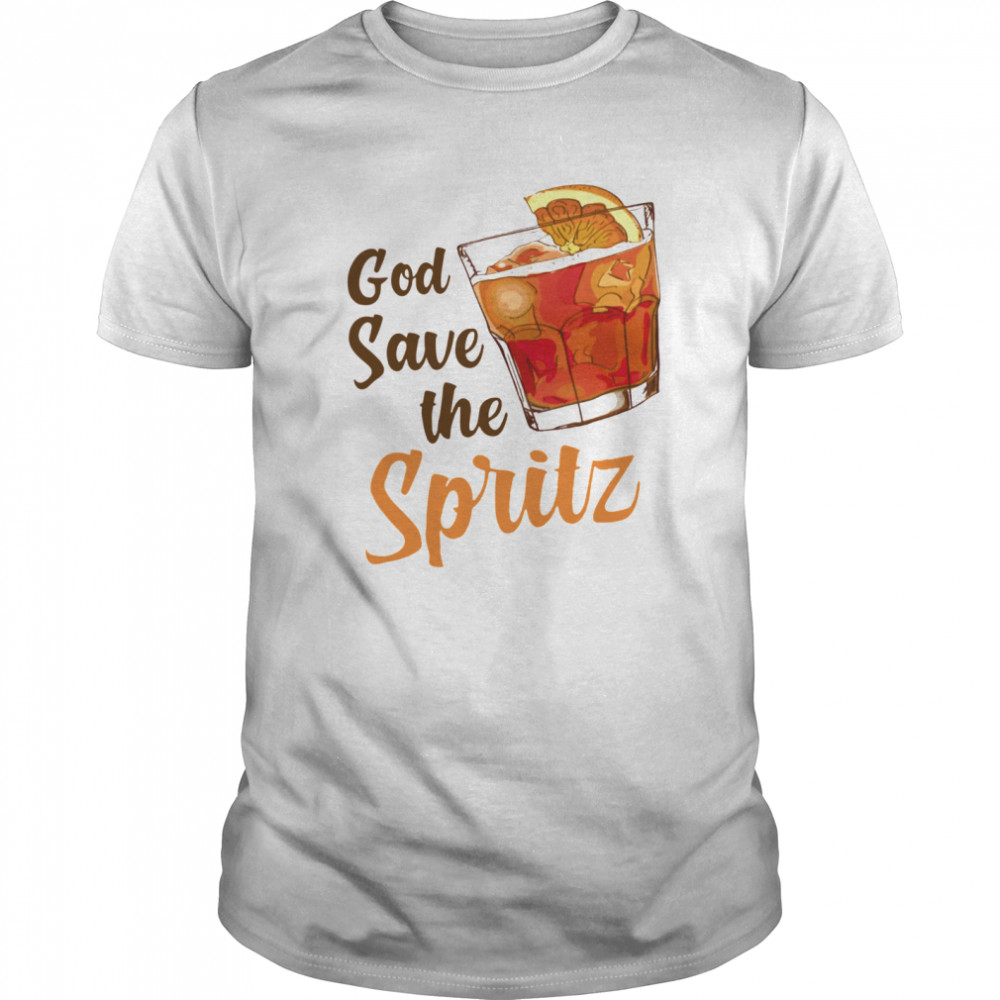 Cocktail God Save The Spritz shirt