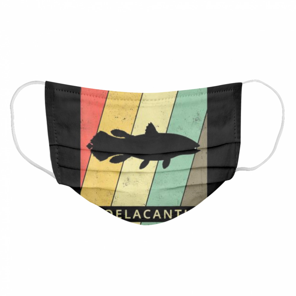 Coelacanth Lover Vintage Retro Animal  Cloth Face Mask