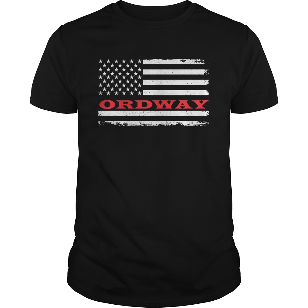 Colorado American Flag Ordway USA Patriotic Souvenir shirt