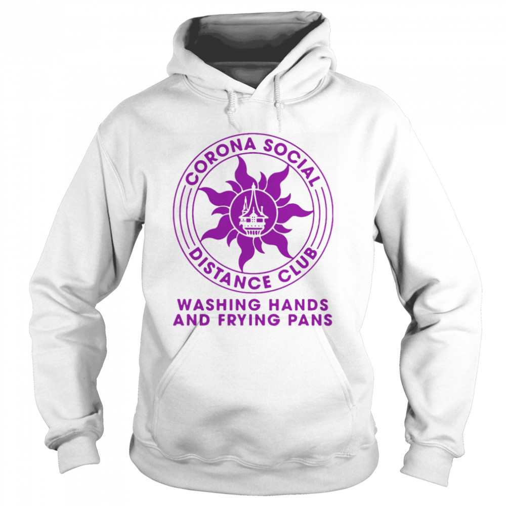 Corona Social Distance Club Washing Hands And Frying Pans  Unisex Hoodie