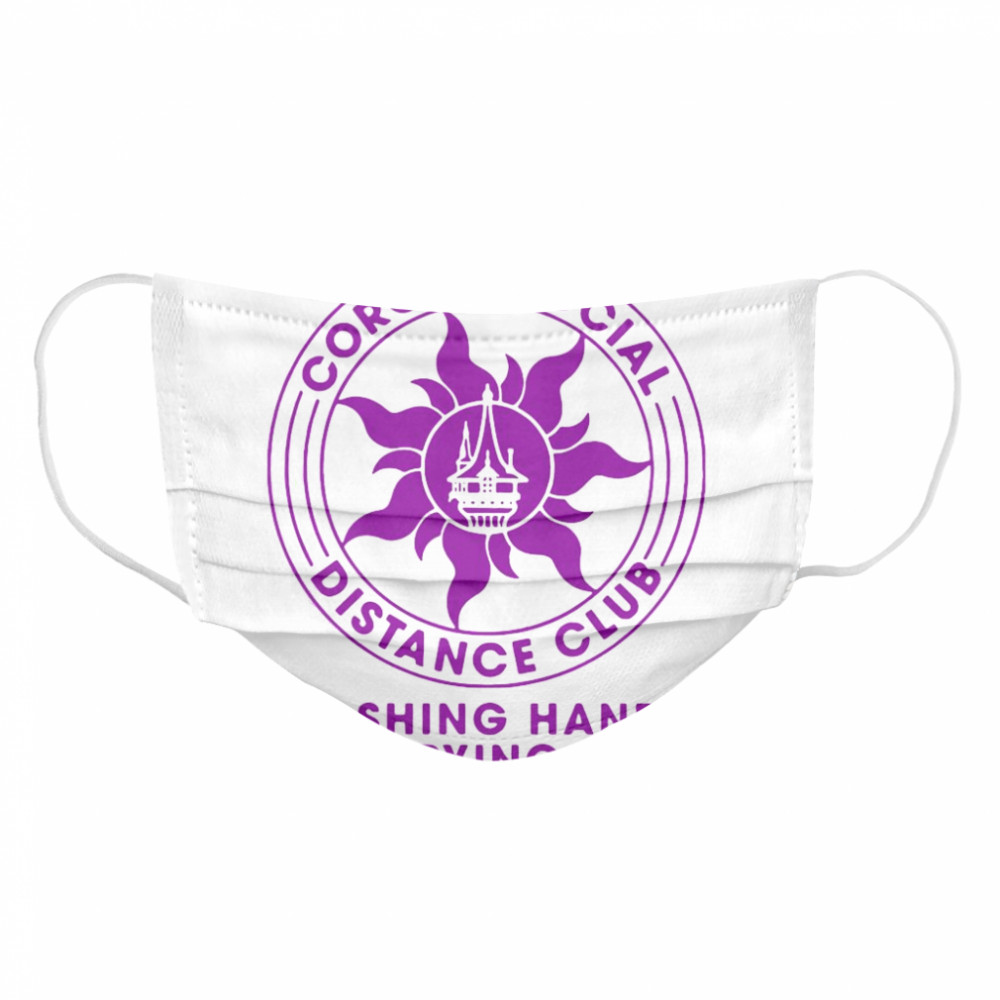 Corona Social Distance Club Washing Hands And Frying Pans  Cloth Face Mask