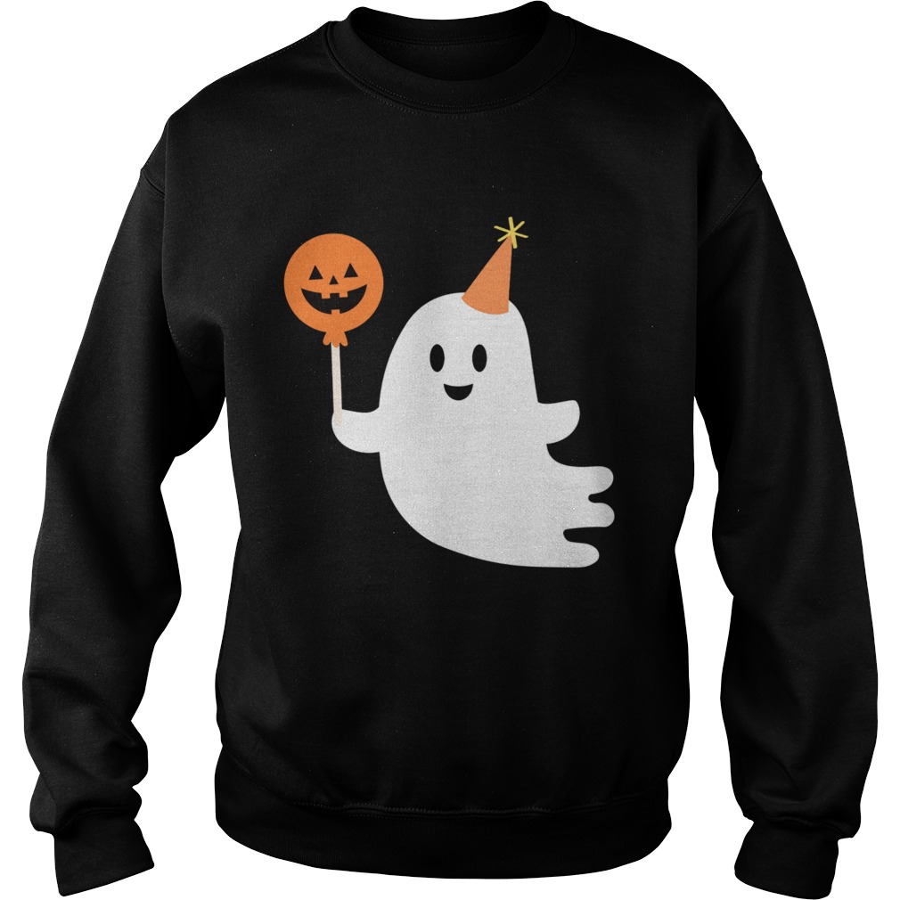 Cute Ghost With Candy Halloween Day 2020  Sweatshirt