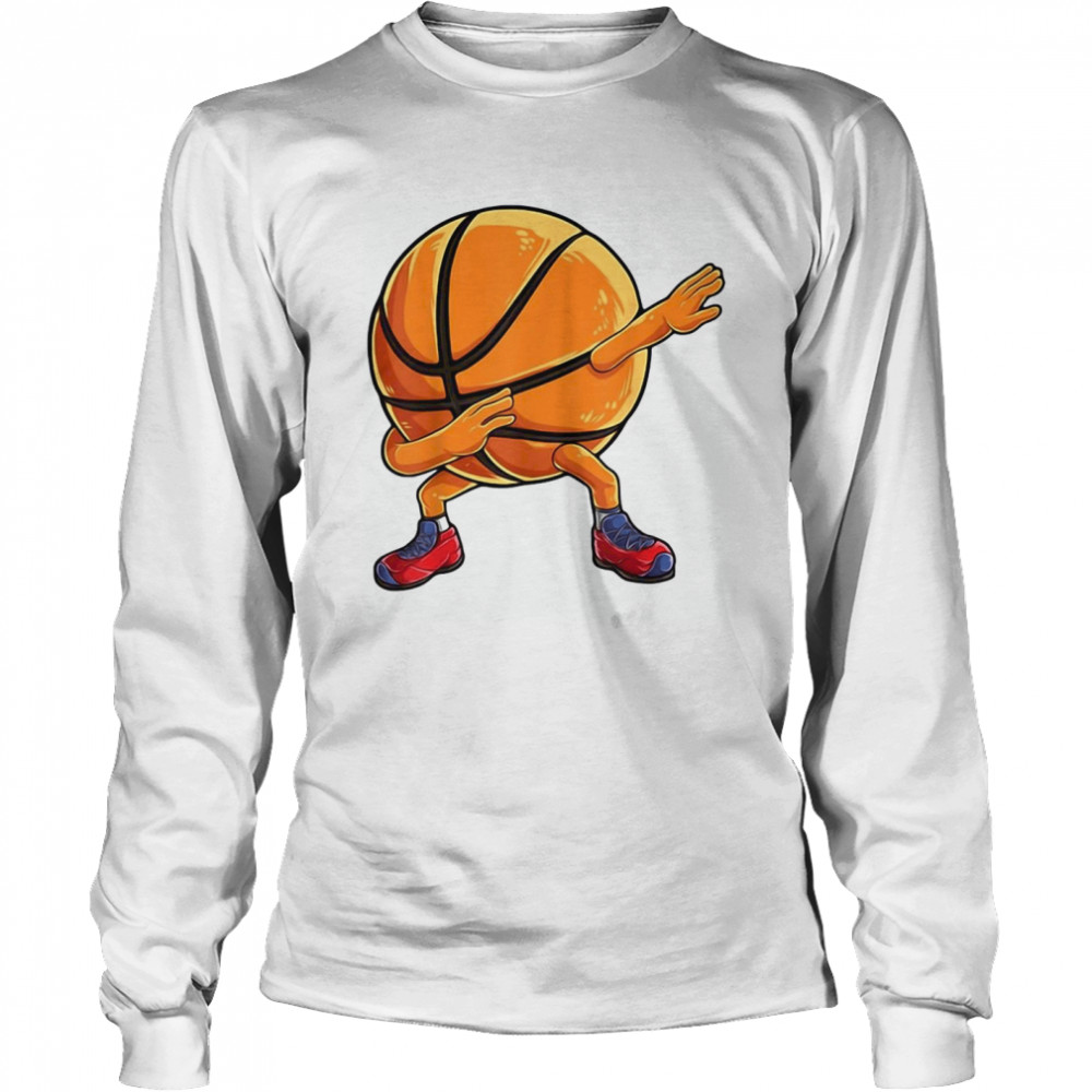 Dabbing Basketball  Long Sleeved T-shirt