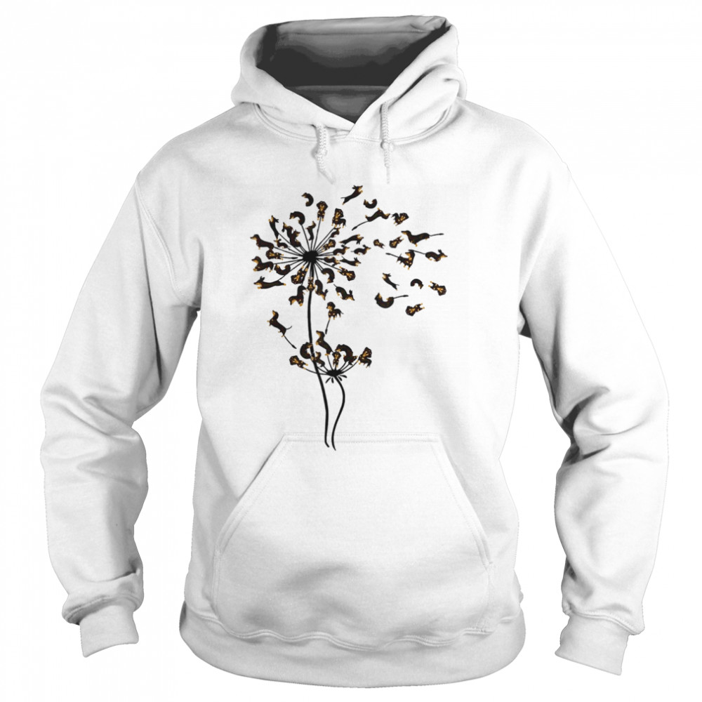 Dachshund Dandelion  Unisex Hoodie