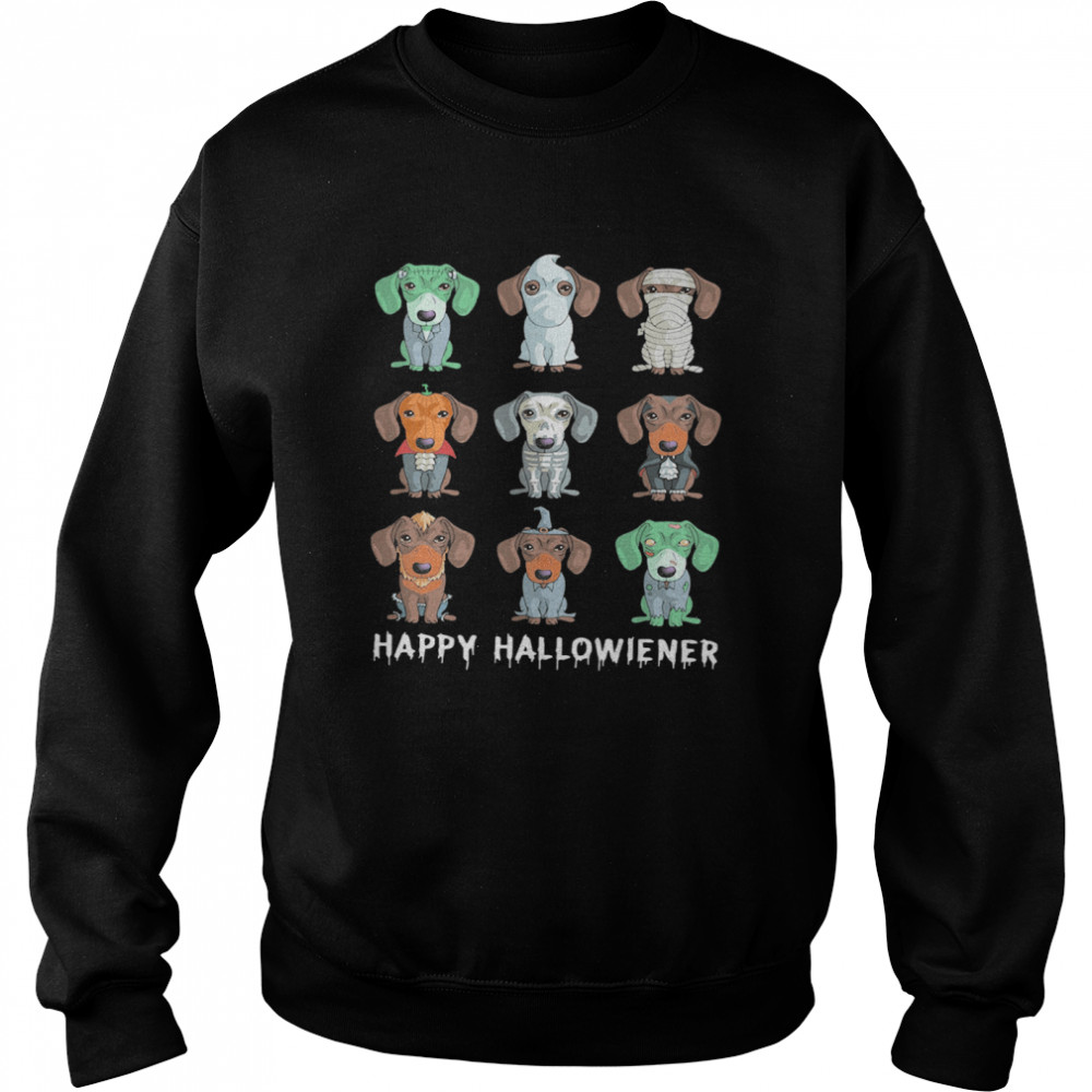 Dachshund Happy Halloween  Unisex Sweatshirt