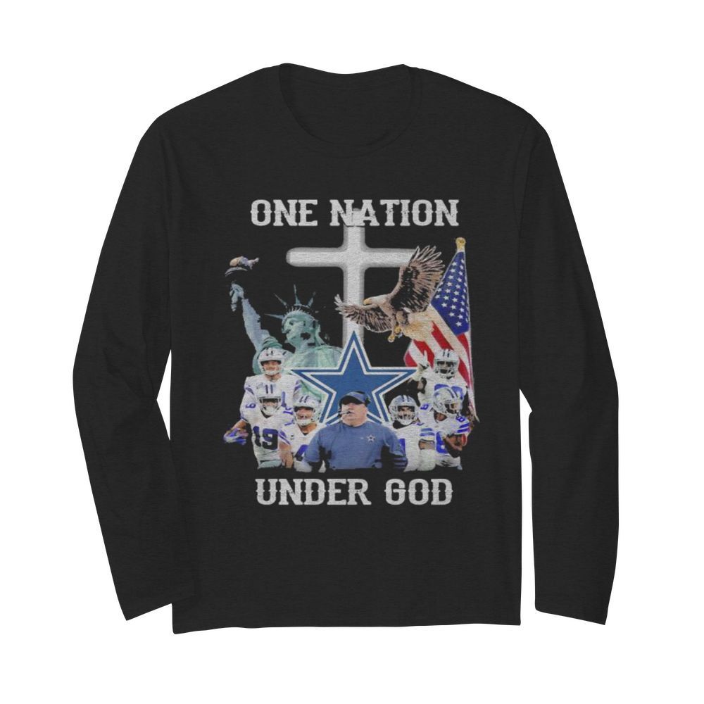 Dallas cowboys one nation under god  Long Sleeved T-shirt 