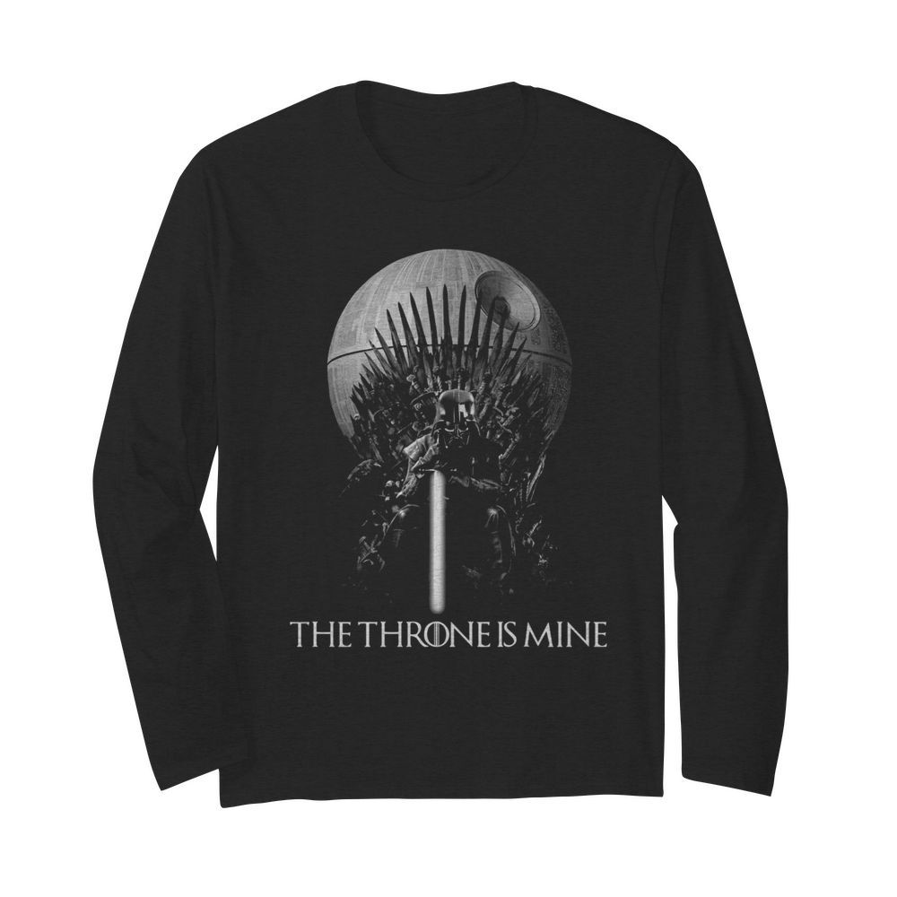 Darth Vader The Throne Is Mine  Long Sleeved T-shirt 