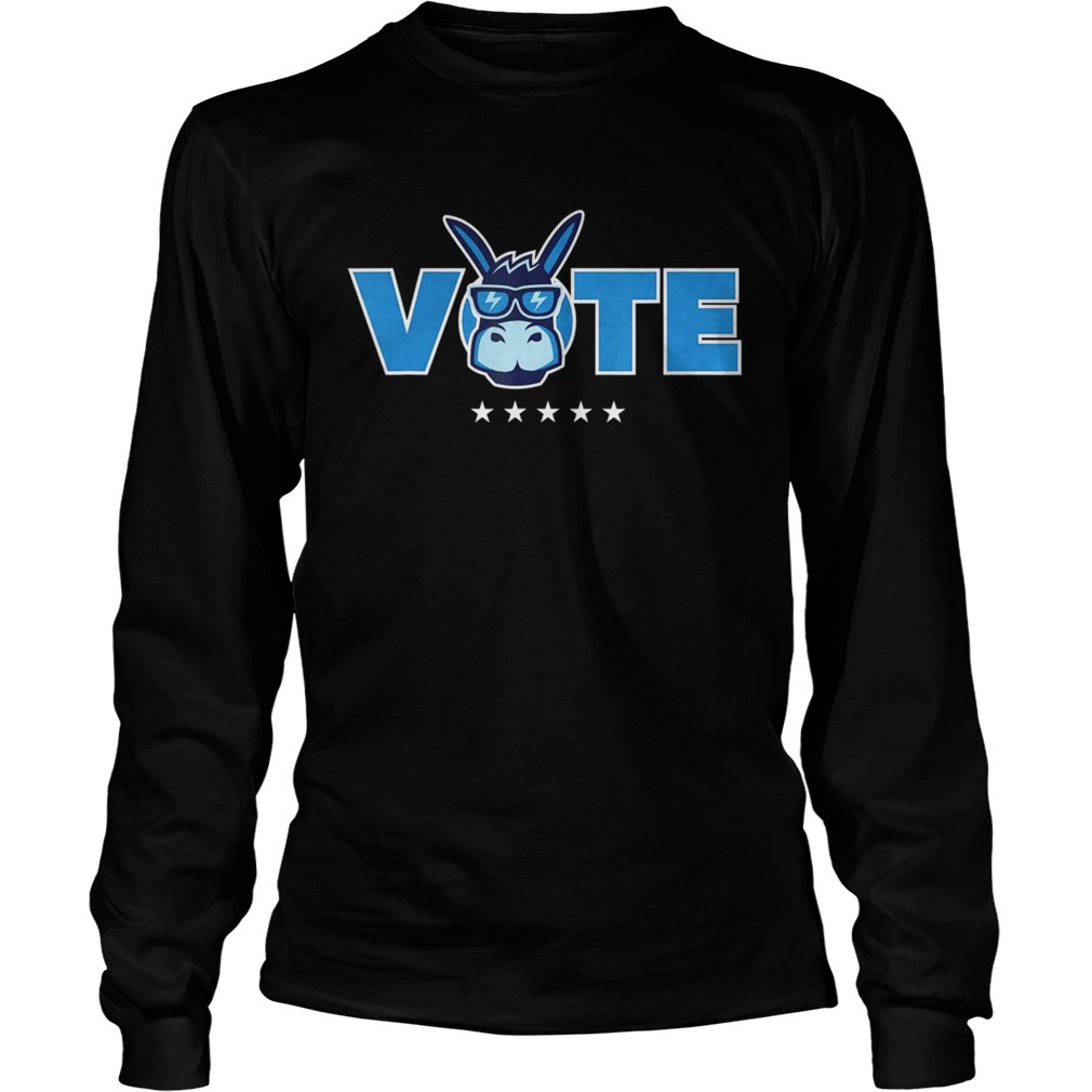 Democrat Donkey Vote 2020 Democratic  Long Sleeve