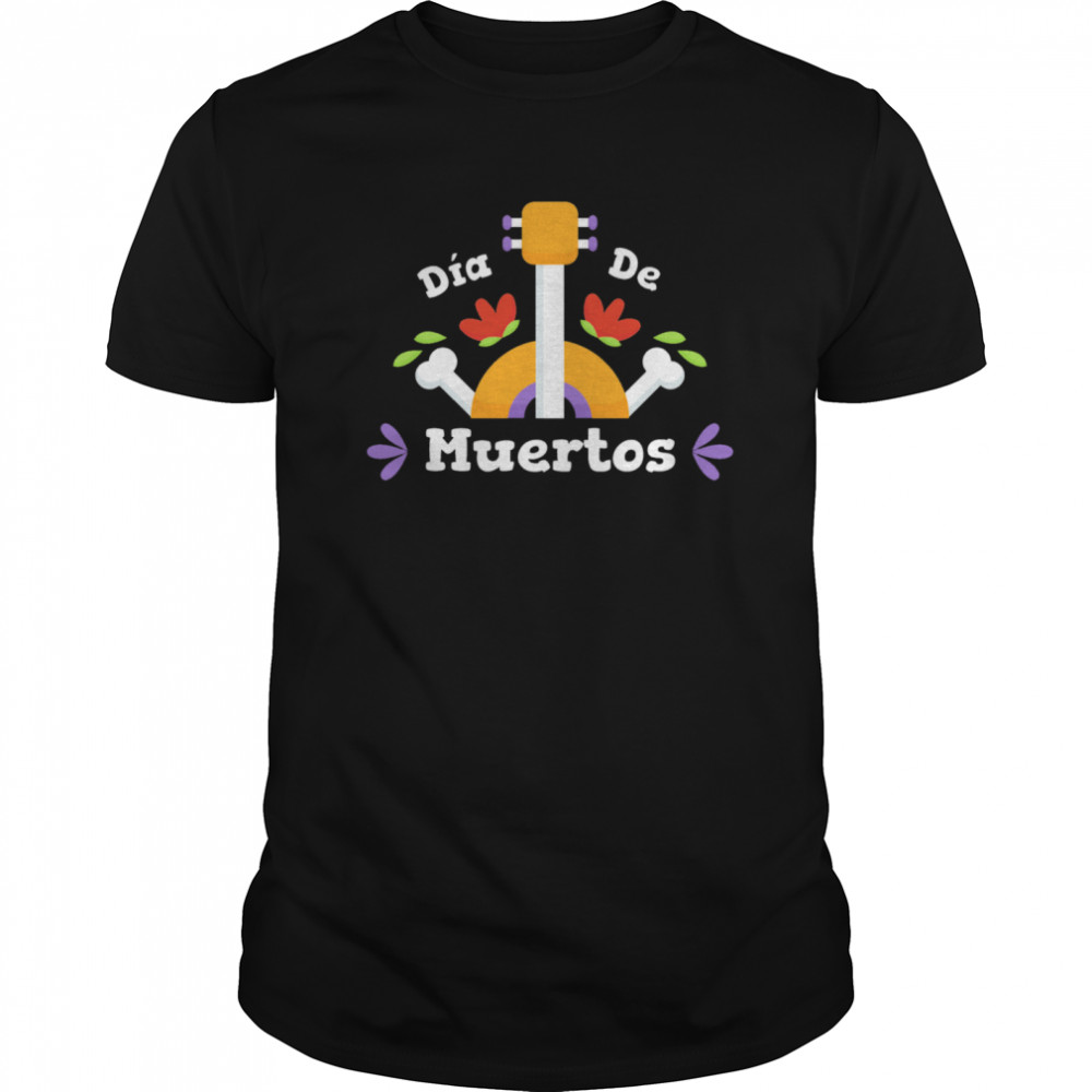 Dia De Los Guitar Mexican Holiday shirt