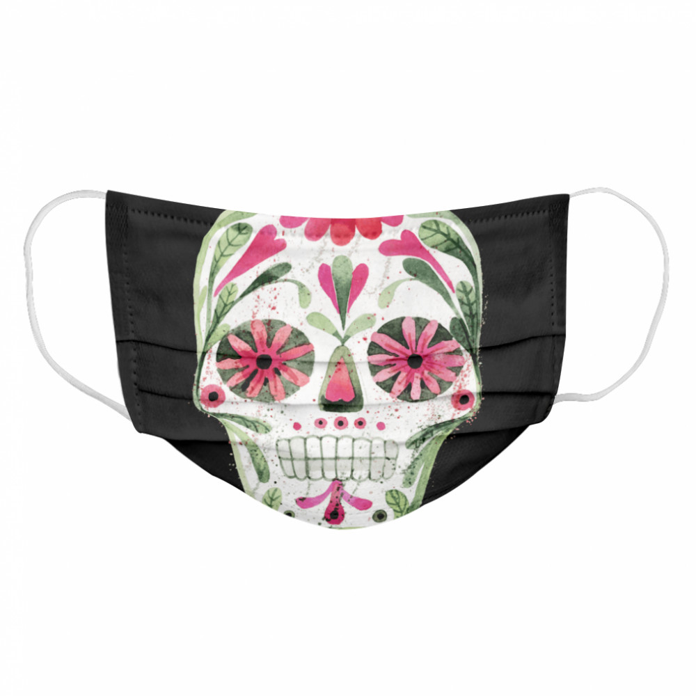 Dia De Los Muertos Day Of The Dead Skull  Cloth Face Mask