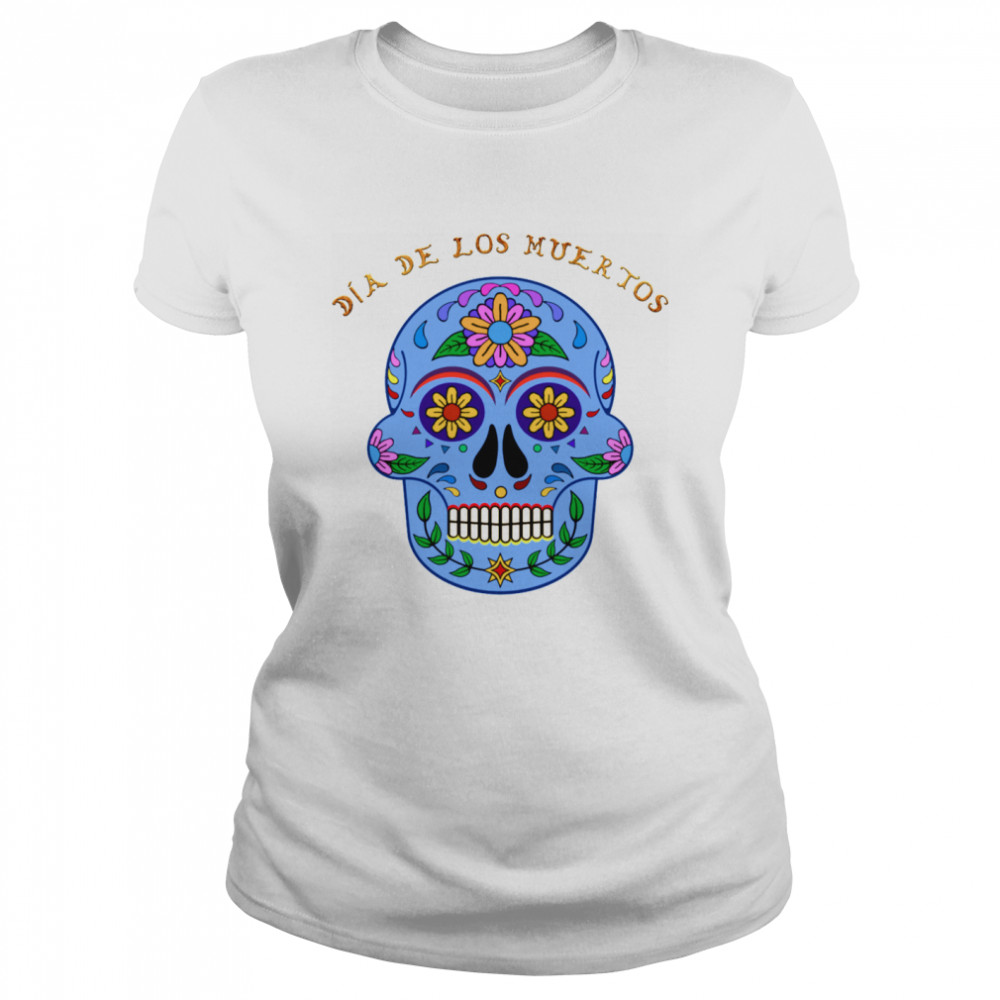 Dia De Los Muertos Sugar Skull  Classic Women's T-shirt