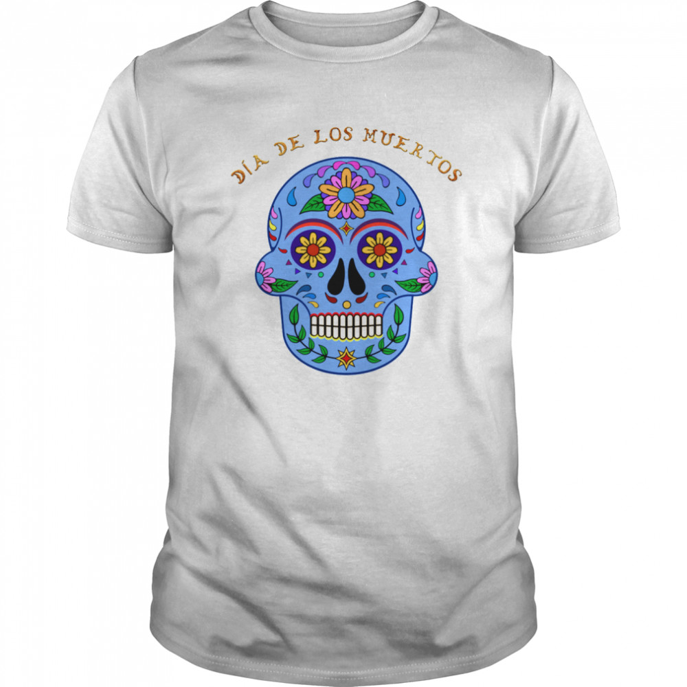 Dia De Los Muertos Sugar Skull  Classic Men's T-shirt