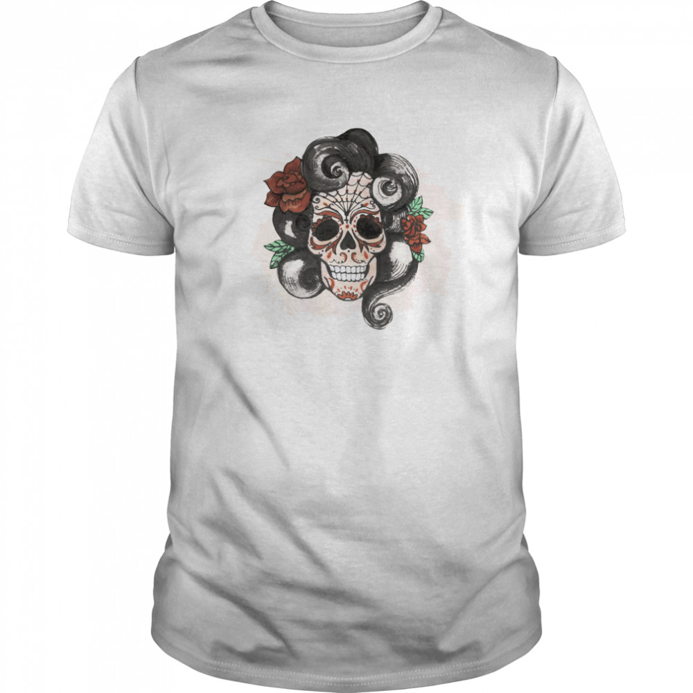 Dia De Muertos Woman Sugar Skull shirt