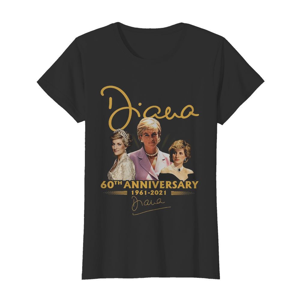 Diana 60th Anniversary 1961 2021 Signature  Classic Women's T-shirt