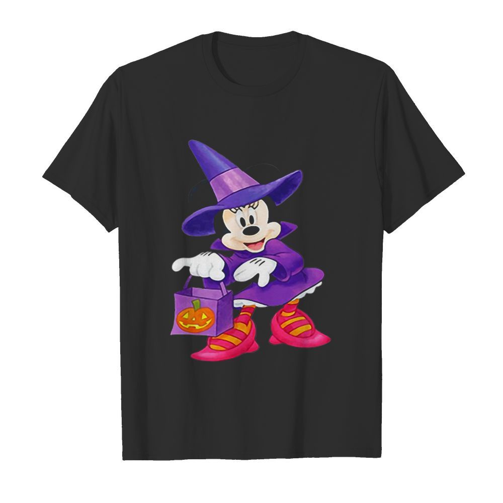 Disney Minnie Mouse Trick Or Treating Halloween shirt