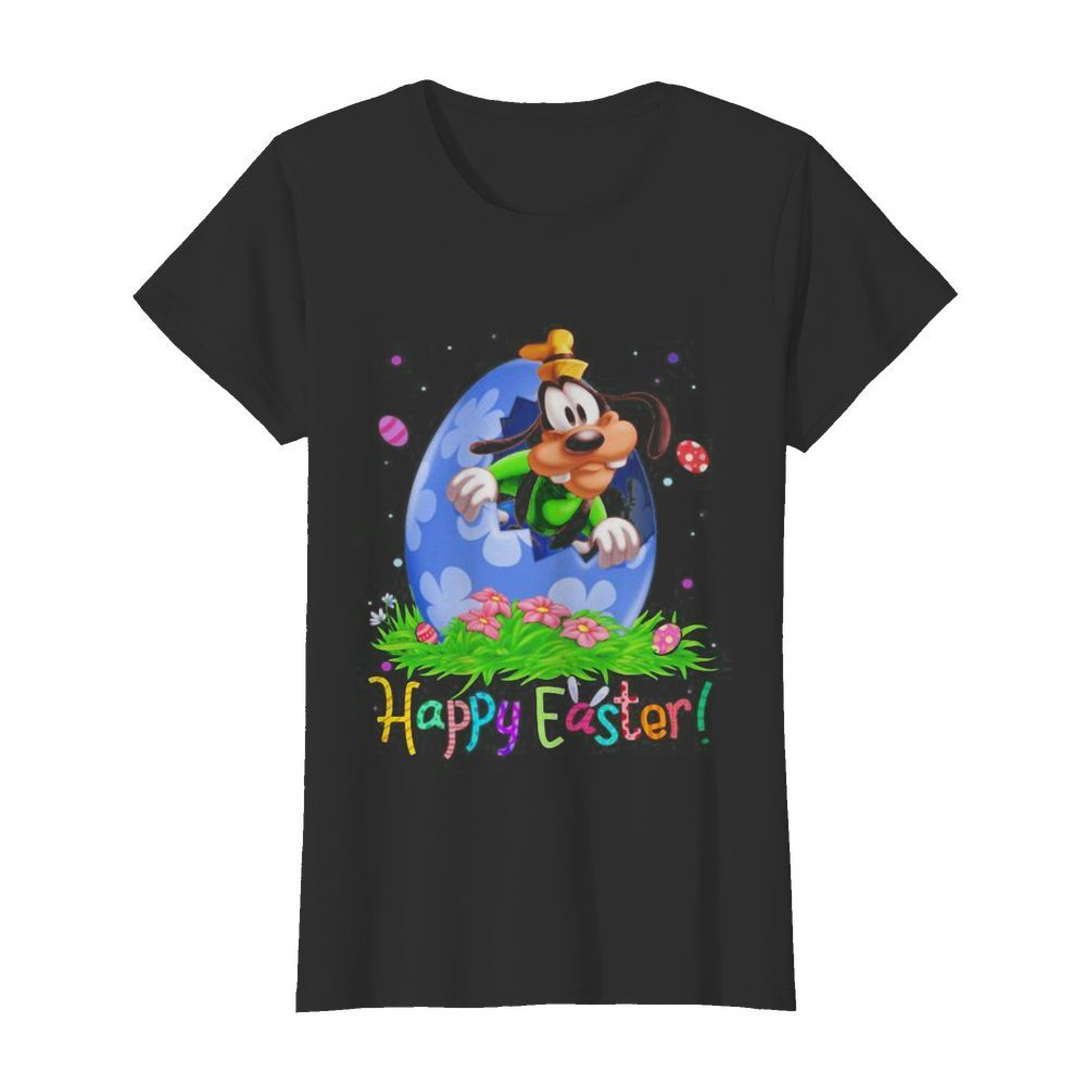 Disney goofy happy easter flower  Classic Women's T-shirt