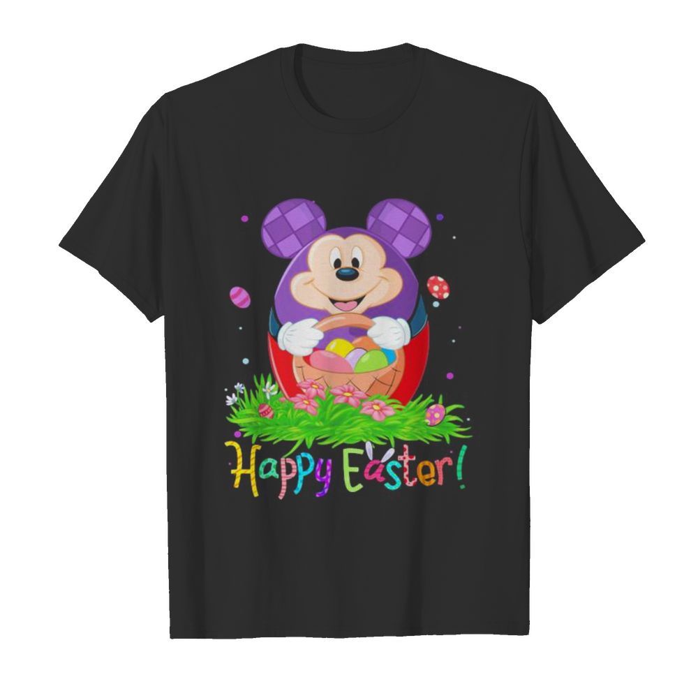 Disney mickey mouse happy easter flower shirt