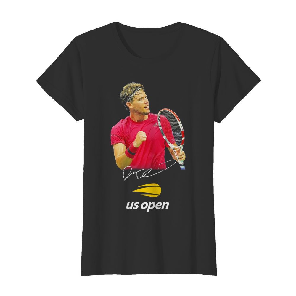 Dominic Thiem Champion Us Open Signature  Classic Women's T-shirt