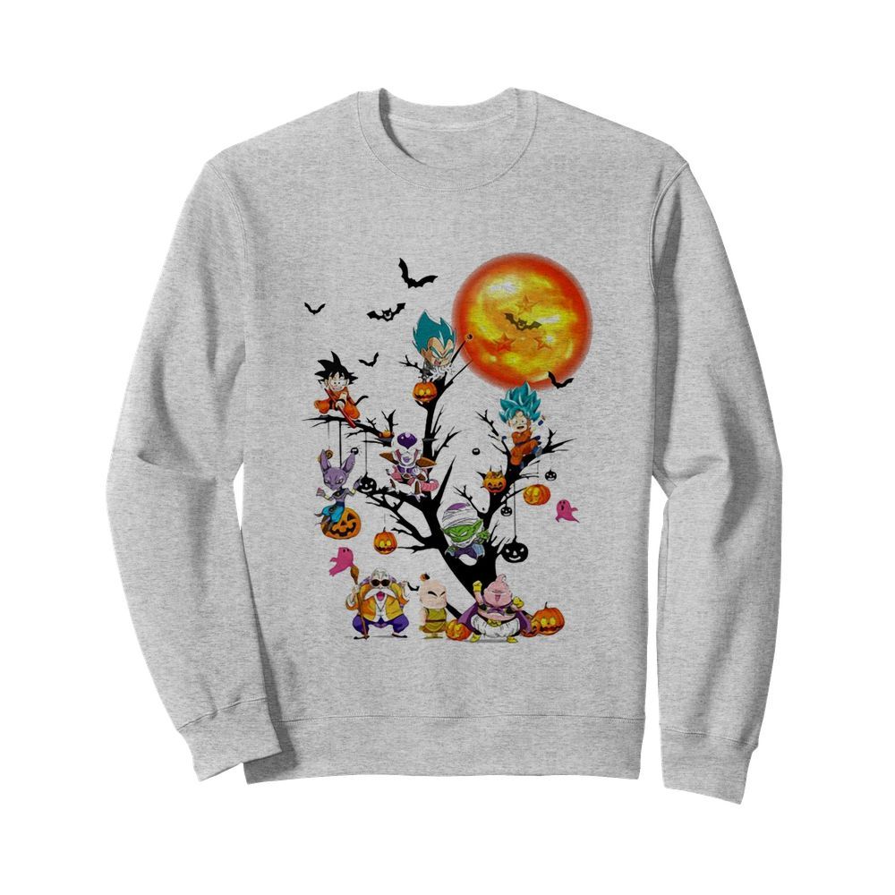 Dragon Ball Character Tree Halloween  Unisex Sweatshirt