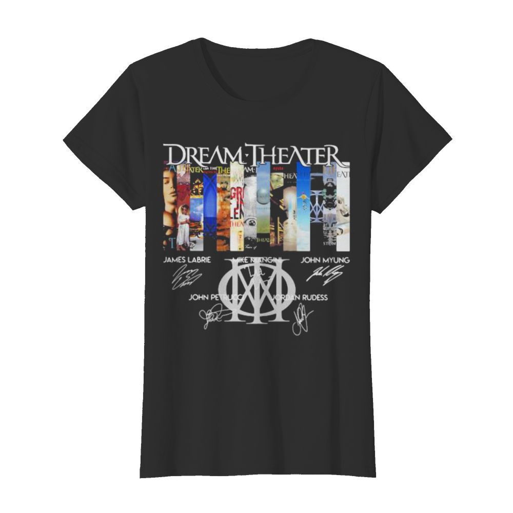 Dream theater movie poster signatures  Classic Women's T-shirt