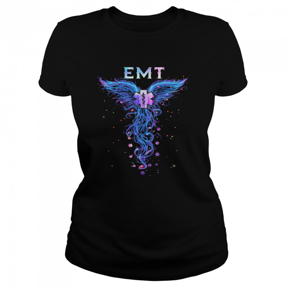 EMT With Angel Wings  Classic Women's T-shirt