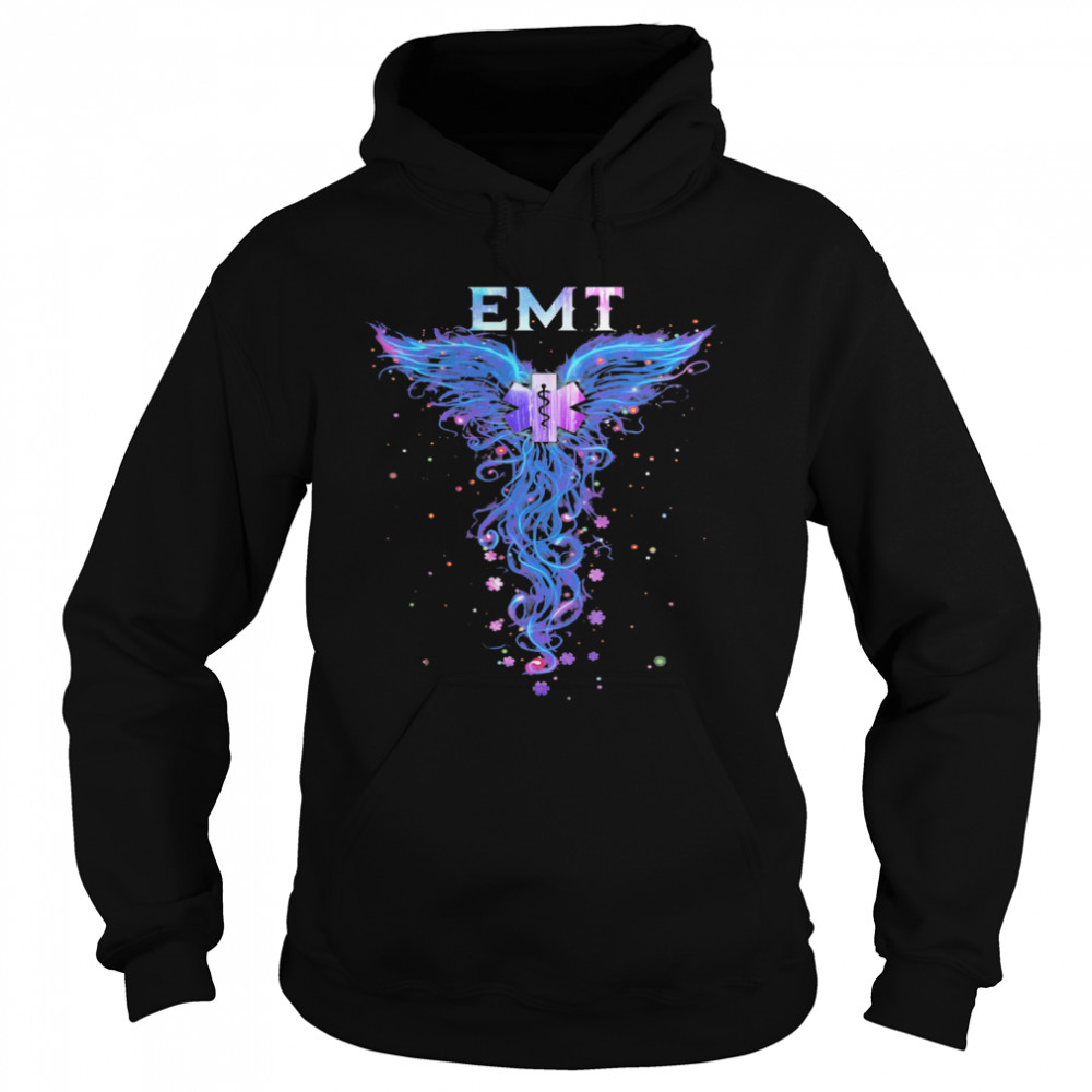 EMT With Angel Wings  Unisex Hoodie