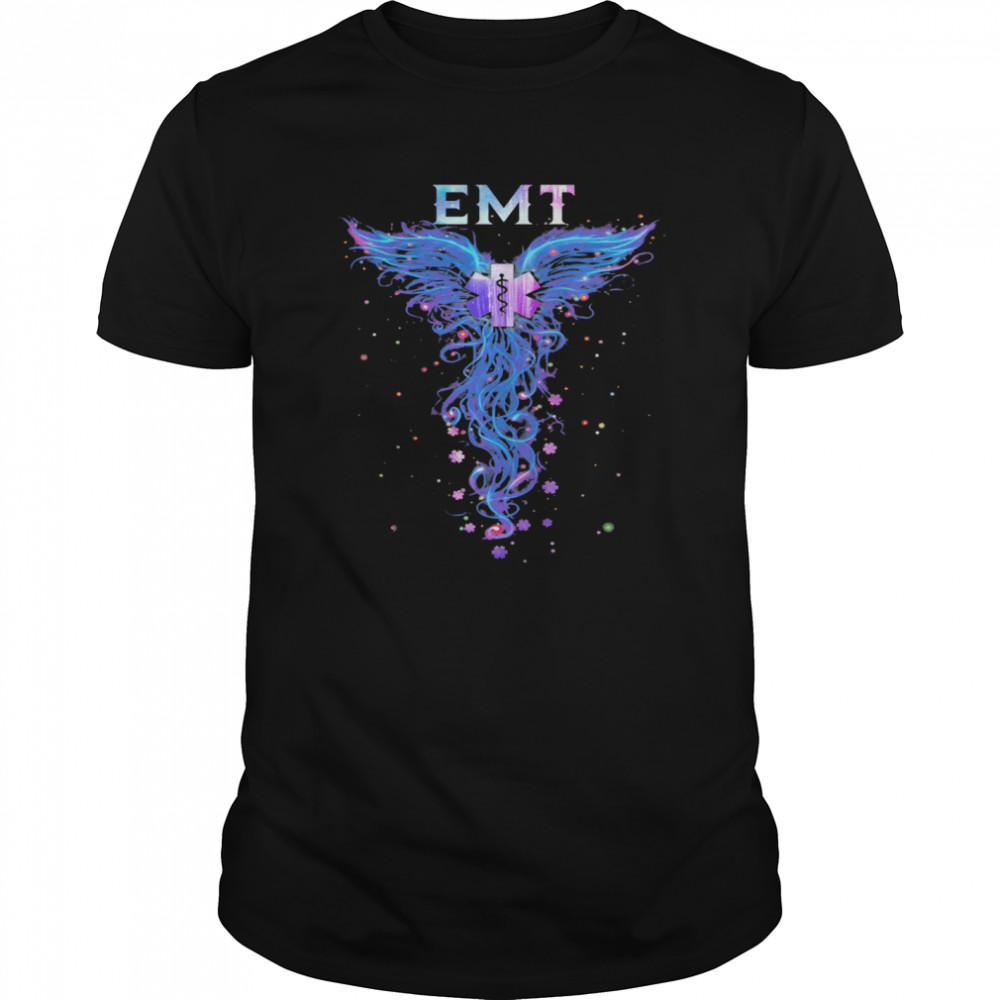 EMT With Angel Wings  Classic Men's T-shirt