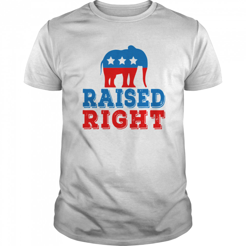 Elephant Raised Right shirt